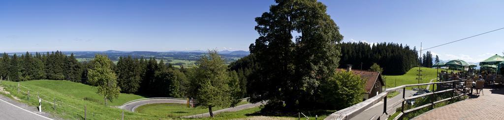Panoramagasthof Auf Dem Auerberg Bernbeuren Exterior foto